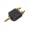 Перехідник Cablexpert 3.5 мм - 2хRCA (M/M), чорний (A-458) Перехідник Cablexpert 3.5 мм - 2хRCA (M/M), чорний (A-458)