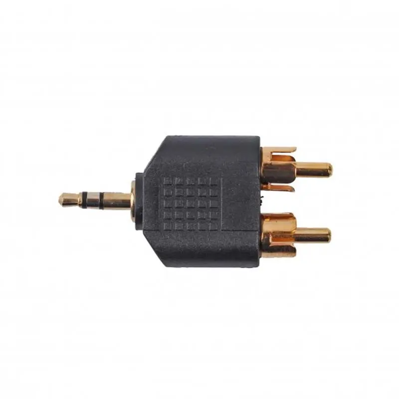 Перехідник Cablexpert 3.5 мм - 2хRCA (M/M), чорний (A-458) Перехідник Cablexpert 3.5 мм - 2хRCA (M/M), чорний (A-458)
