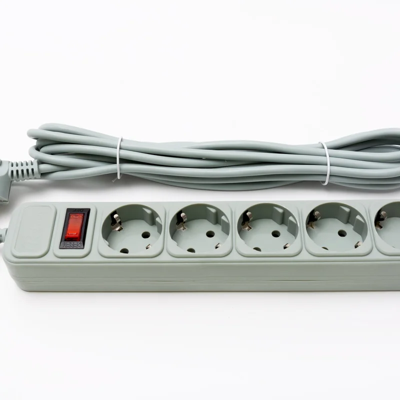 Фільтр живлення ProLogix (PRS-050P5-45G) 5 розеток, 4.5 м, сірий