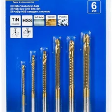 Набір свердл по металу S&R Meister (216816000) 6шт