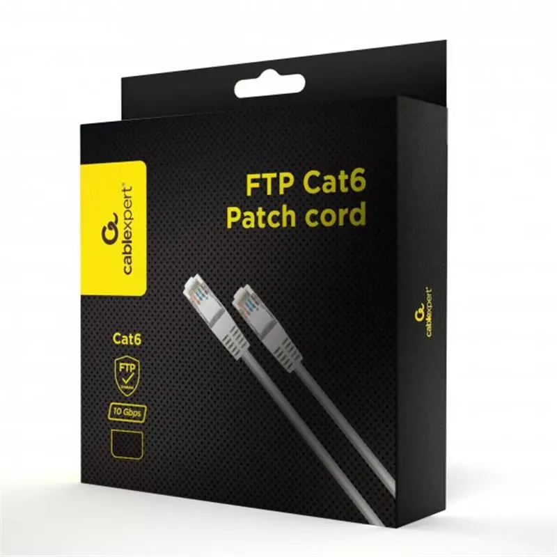 Патч-корд Cablexpert (PPB6-2M) cat.6, FTP, літий, 50u "штекер із засувкою, 2 м, білий Патч-корд Cablexpert (PPB6-2M) cat.6, FTP, літий, 50u "штекер із засувкою, 2 м, білий