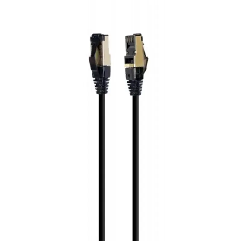 Патч-корд Cablexpert (PP8-LSZHCU-BK-0.5M) cat.8, S/FTP, літий, 50u "штекер із засувкою, 0.5 м, чорний Патч-корд Cablexpert (PP8-LSZHCU-BK-0.5M) cat.8, S/FTP, літий, 50u "штекер із засувкою, 0.5 м, чорний