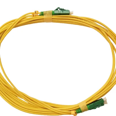 Патчкорд Abee LC/APC-LC/APC duplex, G657A, 2.0mm, 3m