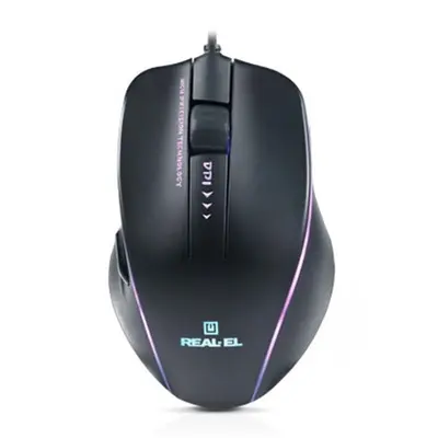 Миша REAL-EL RM-747 Black (EL123200028)