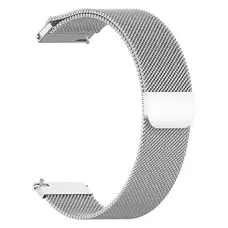 Ремінець BeCover Milanese Style для Xiaomi Amazfit Bip (22mm) Lite/Bip S Lite/GTR 42mm/GTS/TicWatch S2/TicWatch E/GTS 3/GTS 2 mini Silver (707739)