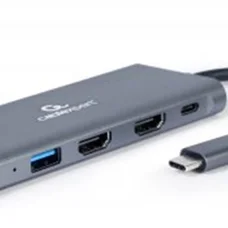 Док-станція Cablexpert USB-C 3-в-1 (A-CM-COMBO3-01)