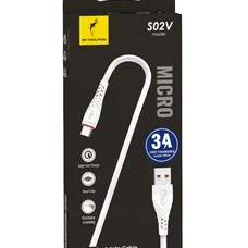 Кабель SkyDolphin S02V USB - micro USB (M/M), 1 м, White (USB-000590)