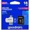 Карта пам`ятi MicroSDHC 16GB UHS-I Class 10 GOODRAM + SD-adapter + OTG Card reader (M1A4-0160R12)
