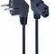 Кабель силовий Cablexpert (PC-186A-VDE1B-1.5M) CEE7/7-C13, 90 градусів, VDE, 3*1 мм кв., 1,5 м