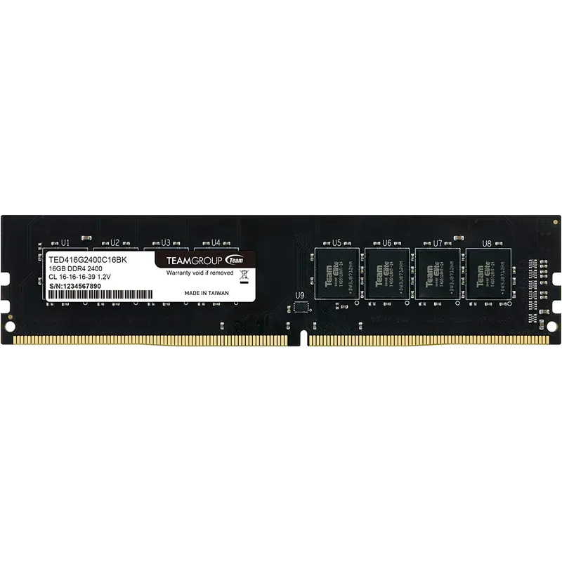 Модуль пам`ятi DDR4 16GB/2400 Team Elite (TED416G2400C1601)