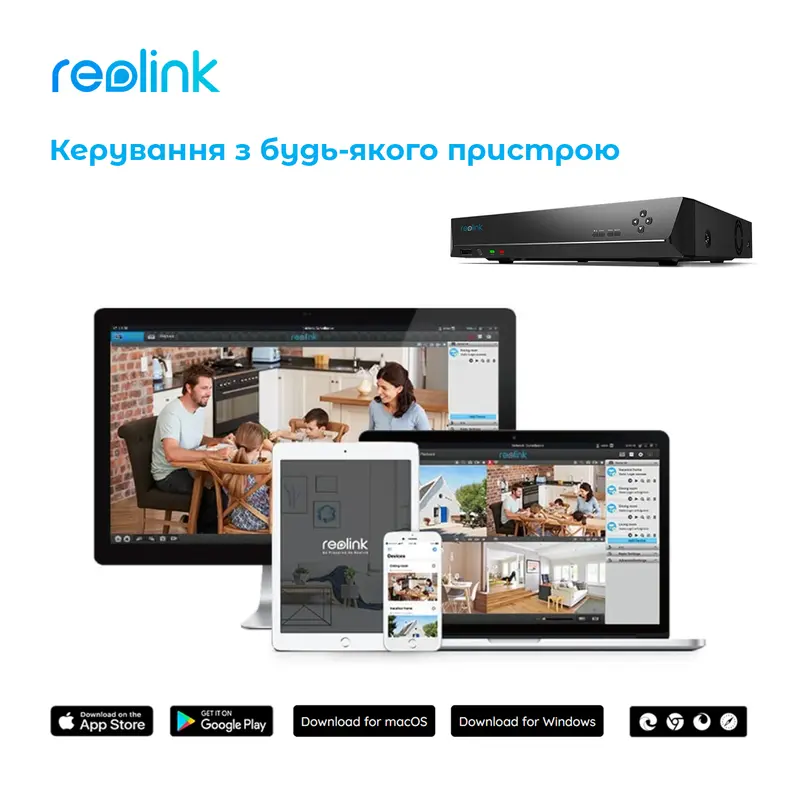 Відеореєстратор Reolink RLN8-410 Відеореєстратор Reolink RLN8-410