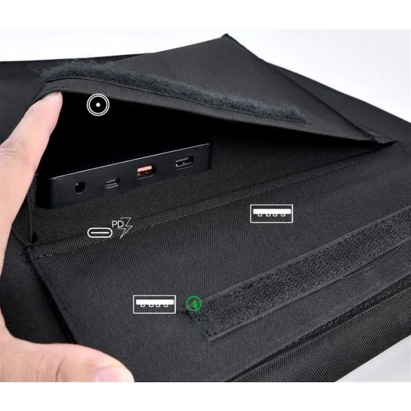Сонячний зарядний пристрій Choetech 80W (158x41см) USB 5V/2.4A + 5V/2.4A QC3.0 + USB-C PD3.0 (30W) (SC007) Сонячний зарядний пристрій Choetech 80W (158x41см) USB 5V/2.4A + 5V/2.4A QC3.0 + USB-C PD3.0 (30W) (SC007)