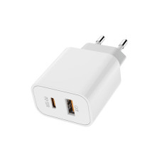 Мережевий зарядний пристрій ColorWay Power Delivery Port PPS (Type-C PD + USB QC3.0) (30W) White (CW-CHS037PD-WT)