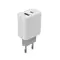 Мережевий зарядний пристрій ColorWay Power Delivery Port PPS (Type-C PD + USB QC3.0) (30W) White (CW-CHS037PD-WT)