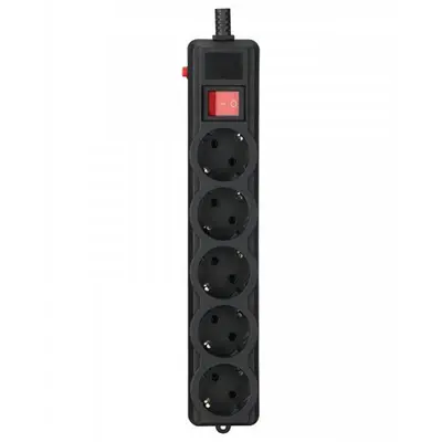Фільтр живлення Gembird Pro (SPG5-G-15B-PRO) 5 розеток, 4.5м, чорний
