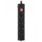 Фільтр живлення Gembird Pro (SPG5-G-15B-PRO) 5 розеток, 4.5м, чорний