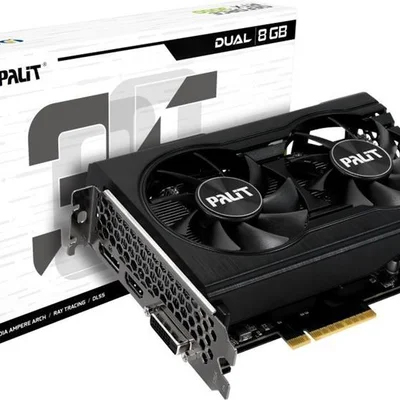 Відеокарта GF RTX 3050 8GB GDDR6 Dual Palit (NE63050018P1-1070D)