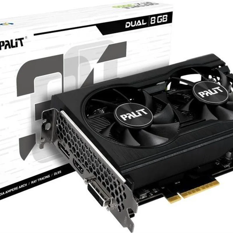 Відеокарта GF RTX 3050 8GB GDDR6 Dual Palit (NE63050018P1-1070D)