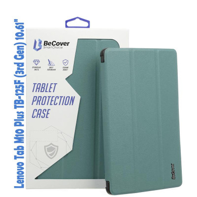 Чохол-книжка BeCover Smart для Lenovo Tab M10 Plus TB-125F (3rd Gen)/K10 Pro TB-226 10.61" Dark Green (708303)