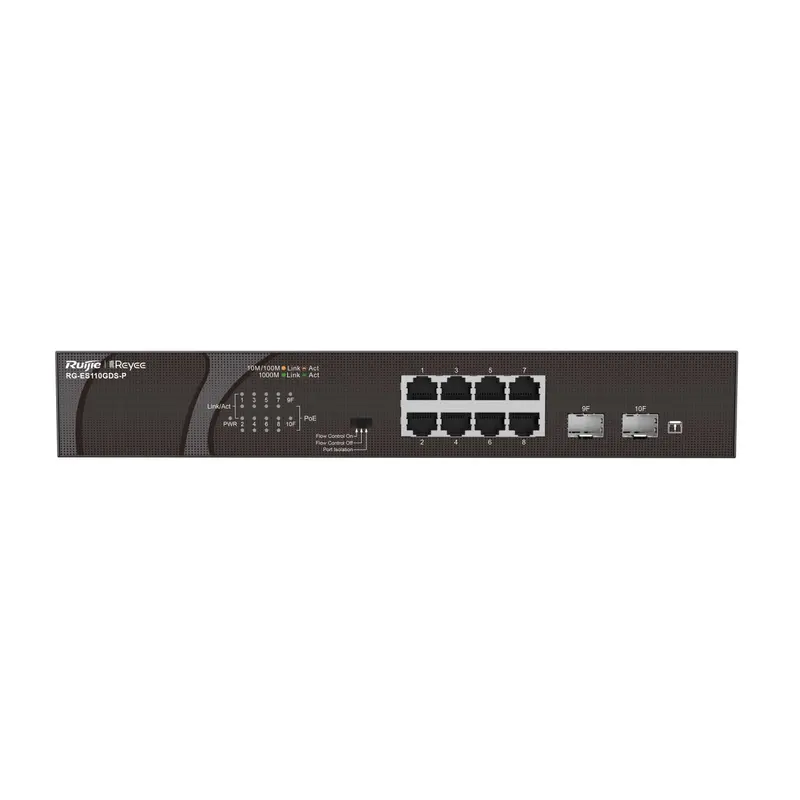 Комутатор Ruijie Reyee RG-ES110GDS-P Комутатор Ruijie Reyee RG-ES110GDS-P