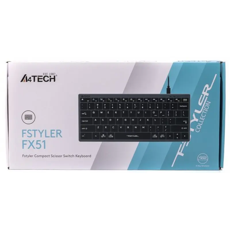 Клавіатура A4Tech Fstyler FX-51 Grey Клавіатура A4Tech Fstyler FX-51 Grey