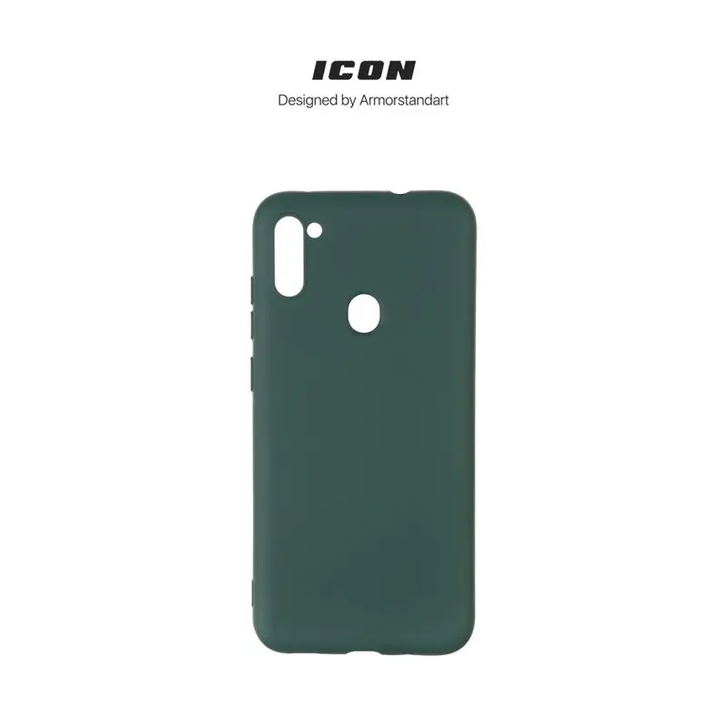 Чохол-накладка Armorstandart Icon для Samsung Galaxy A11 SM-A115/M11 SM-M115 Camera cover Pine Green (ARM67491) Чохол-накладка Armorstandart Icon для Samsung Galaxy A11 SM-A115/M11 SM-M115 Camera cover Pine Green (ARM67491)