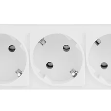 Фільтр живлення ProLogix (PRS-P5CU-30W) 3x1.0мм2 мідь, 5 розеток, 3 м, білий