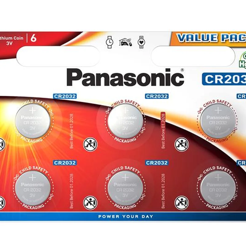 Батарейка Panasonic CR 2032 BL 6шт