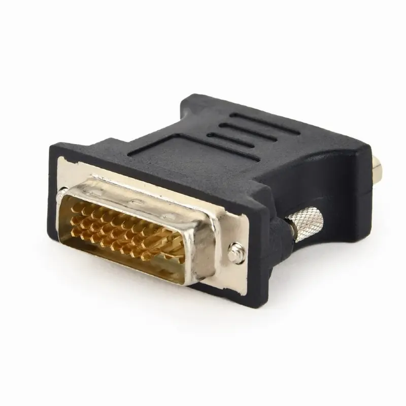 Адаптер Cablexpert DVI - VGA (M/F), Black (A-DVI-VGA-BK) Адаптер Cablexpert DVI - VGA (M/F), Black (A-DVI-VGA-BK)