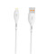 Кабель SkyDolphin S22L Soft Silicone USB - Lightning (M/M), 1 м, White (USB-000599)