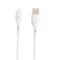 Кабель SkyDolphin S22L Soft Silicone USB - Lightning (M/M), 1 м, White (USB-000599)