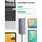 Концентратор USB Type-C Ugreen CM179 3xUSB 3.0 + HDMI + VGA + RJ45 1000M Ethernet + Cardreader + 3.5 мм, Gray (80133) Концентратор USB Type-C Ugreen CM179 3xUSB 3.0 + HDMI + VGA + RJ45 1000M Ethernet + Cardreader + 3.5 мм, Gray (80133)