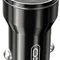 Автомобільний зарядний пристрій XO CC48 Smart Metal (2USB, 2.4A) Black (XO-CC48m-BK) + кабель microUSB