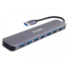 Концентратор USB3.0 D-Link DUB-1370/B2A Black 7хUSB3.0