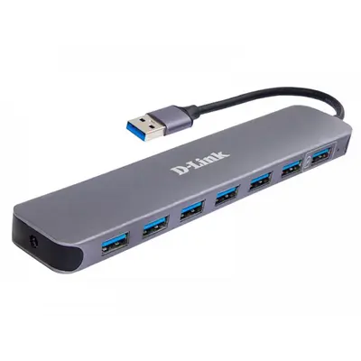 Концентратор USB3.0 D-Link DUB-1370/B2A Black 7хUSB3.0