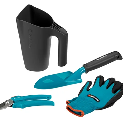 Комплект садових інструментів Gardena Classic Ergo (арт.8950, 8754, 11511) з ковшем (08966-30.000.00)