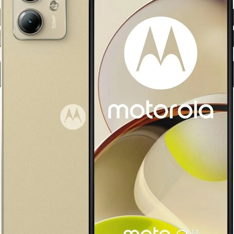 Смартфон Motorola Moto G14 4/128GB Dual Sim Butter Cream (PAYF0028RS)