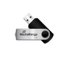 Флеш-накопичувач USB2.0 32GB MediaRange Black/Silver (MR911)