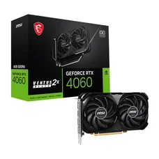 Відеокарта GF RTX 4060 8GB GDDR6 Ventus 2X Black OC MSI (GeForce RTX 4060 VENTUS 2X BLACK 8G OC)