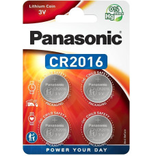 Батарейка Panasonic CR 2016 BL 4шт