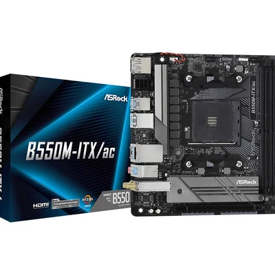 Материнська плата ASRock B550M-ITX/AC Socket AM4