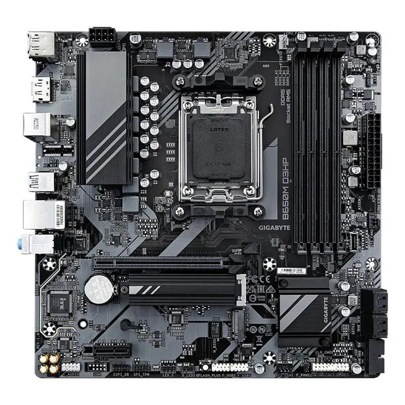 Материнська плата Gigabyte B650M D3HP Socket AM5 Материнська плата Gigabyte B650M D3HP Socket AM5