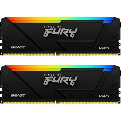 Модуль пам`яті DDR4 2x16GB/3200 Kingston Fury Beast RGB (KF432C16BB12AK2/32)