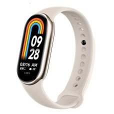 Силіконовий ремінець BeCover для Xiaomi Mi Smart Band 8 Beige (709377)