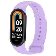 Силіконовий ремінець BeCover для Xiaomi Mi Smart Band 8 Light Purple (709405)