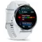 Смарт-годинник Garmin Venu 3 Silver Stainless Steel Bezel with Whitestone Case and Silicone Band (010-02784-50)