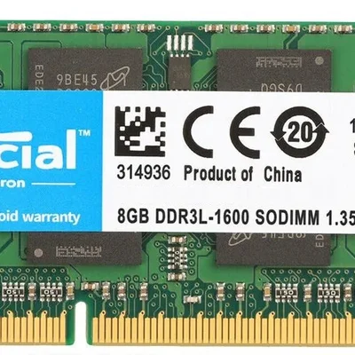 Модуль пам`ятi SO-DIMMDDR3L 8GB/1600 Crucial (CT102464BF160B.C16FPD)