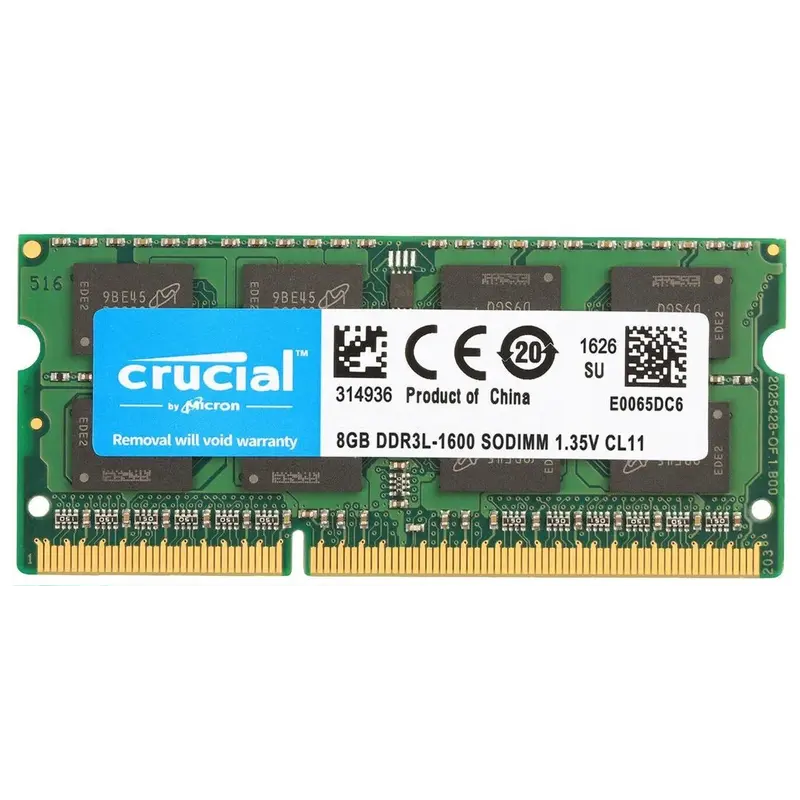 Модуль пам`ятi SO-DIMMDDR3L 8GB/1600 Crucial (CT102464BF160B.C16FPD)