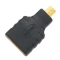 Адаптер Cablexpert HDMI - microHDMI (F/M), чорний (A-HDMI-FD)