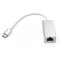 Адаптер Vinga USB Type-C - RJ-45 (M/F) Silver (VCPATC2GBLNS)